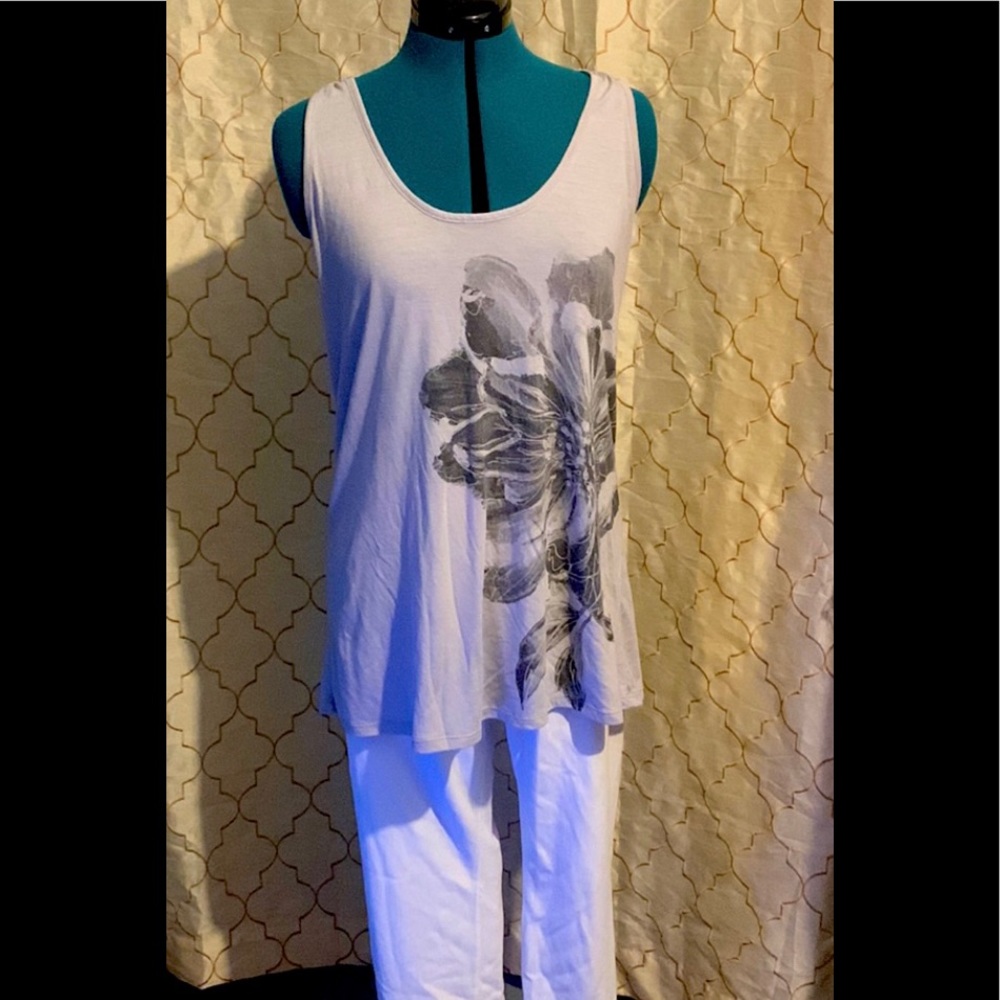 LOL collection Grey embellished tank